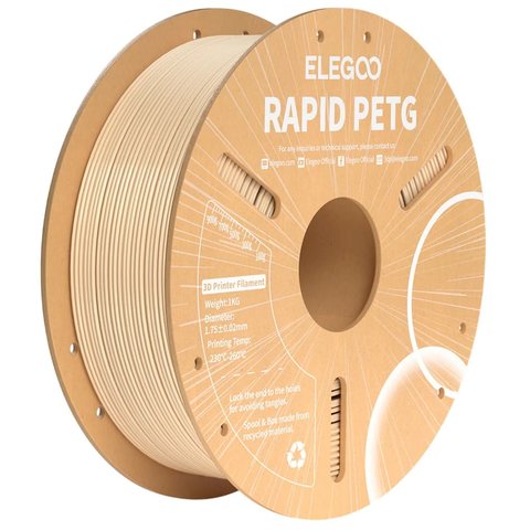 Філамент для 3D принтера ELEGOO Rapid PETG Beige, 1 кг